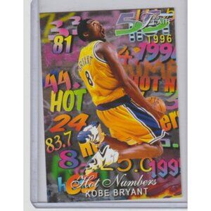 Kobe Bryant 1996-97 Flair Rookie “Hot Numbers” Limited Edition to 8
